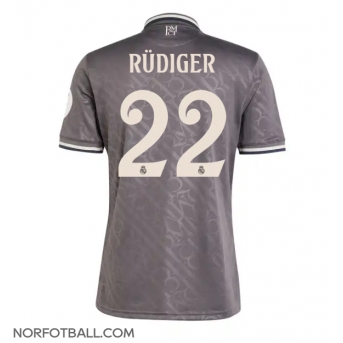 Billige Fotballdrakt Real Madrid Antonio Rudiger #22 Replika Tredjedrakt 2024-25 Kortermet